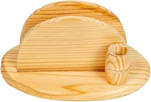 SimbaKart Classic Arc Shaped Handcrafted Paper Napkin & Toothpick Holder for Table, Napkin Holder for Kitchen, Wooden Napkin Holder for Dinning Table Counter Top, Beautiful piece of Decor in Saudi Arabia