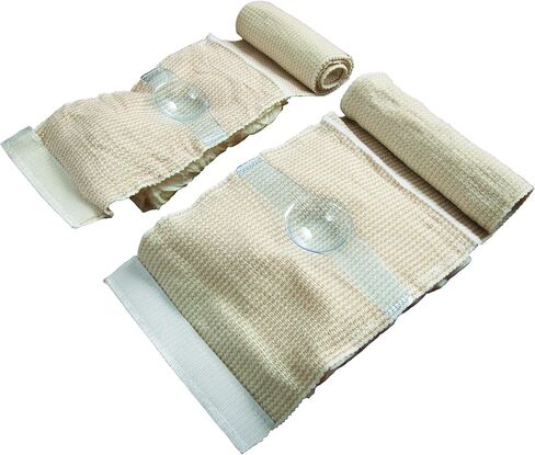 TacMed Solutions OLAES 4" Modular Trauma Bandage with Pressure Cup, 4" W x 7" L x 2.5" D Compression Trauma Wound Dressing - Latex-Free Emergency Bandage in Saudi Arabia