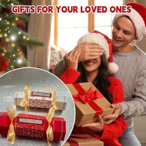 Christmas Surprise Money Pull Pouch, Surprise Pull Out Money Gift Box,DIY Rectangle Christmas Money Pull Pouch Kit for Cash Gift,Fun Ways to Give Cash,Cash Candy Gift Pouch Surprise Box Gift Box(4PCS) in Saudi Arabia