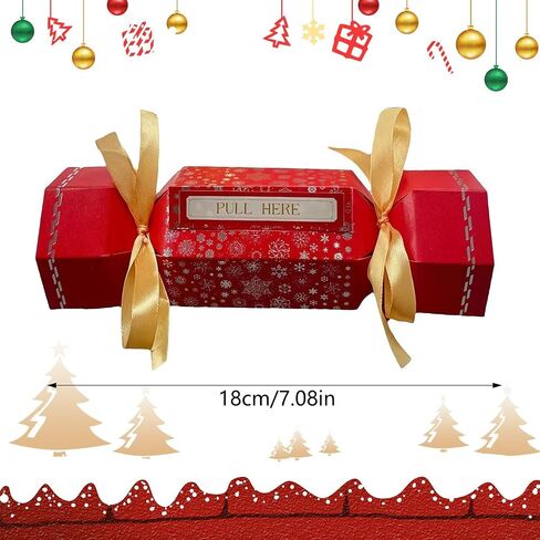 Christmas Surprise Money Pull Pouch, Surprise Pull Out Money Gift Box,DIY Rectangle Christmas Money Pull Pouch Kit for Cash Gift,Fun Ways to Give Cash,Cash Candy Gift Pouch Surprise Box Gift Box(4PCS) in Saudi Arabia
