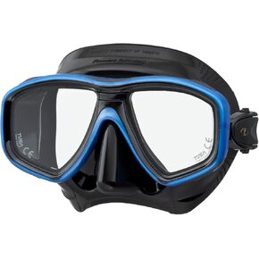 TUSA Scuba Diving CEOS Mask - Black/Fishtail Blue