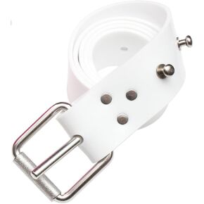 Silicone Diving Weight Belt 54" (138cm) with Removable Stainless Steel Nail Heads - Ideal for Freediving & Spearfishing
