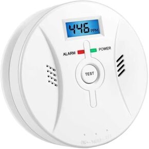 Carbon Monoxide Alarm, CO Sensor with LED Digital Display, Applicable to Home, Warehouse Carbon Monoxide Detectors