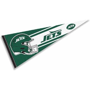 WinCraft New York Jets Helmet Pennant Banner Flag