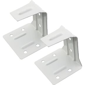 2PCS 2-1/4 Inch Curtain Centre Support Mounting Code Roller Blind Mounting Device Fitting Blinds Curtain Fitting White Centre Support Bracket for 2 Inch Thin Blind Frame
