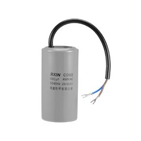 uxcell 500uf Motor Star Capacitor 500mfd AC 450V for HSingle-Phase 50/60 Hz AC Motor and Fan