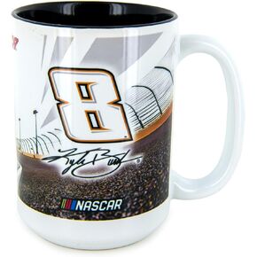 Kyle Busch 2024 Cheddar's Coffee Mug 15oz With Color Interior, White, CUS74489