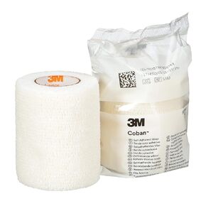 3M™ Coban™ Self-Adherent Wrap 1583W, White, 3 Inch x 5 Yards, 24 Wraps/Case