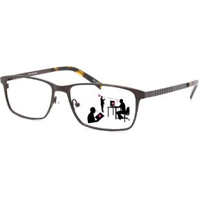 Sightline Progressive Power Reading Glasses for Women and Men with Multifocal Lenses