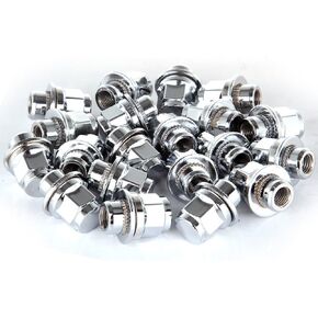 SCITOO M12x1.5 Lug Nuts 20PCS Closed Wheel Lug Nuts For Pontiac G5 2007-2009,For Pontiac G6 2005-2010,For Pontiac Grand Am 1985-2005,For Pontiac Grand LeMans 1982 1983,For Pontiac Grand Prix 1982-2008