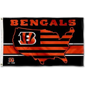 Cincinnati Bengals Nation USA American Country 3x5 Flag