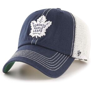 47 Toronto Maple Leafs Hat Mens Womens Trawler Clean Up Adjustable Cap, Navy Blue