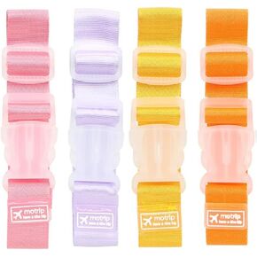 Luggage Carrying Clip Buckle, Add a Bag Luggage Straps Jacket Gripper Heavy Duty Luggage Straps for Suitcases, Travel Belt, Suitcase Strap (8PCS)