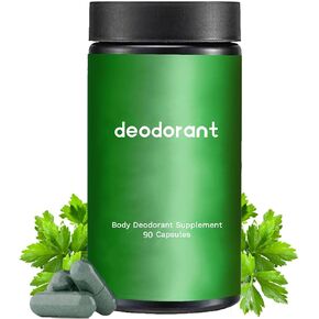 Scentless Deodorant Supplement, Body Deodorant Supplement Capsules (90 Capsules)