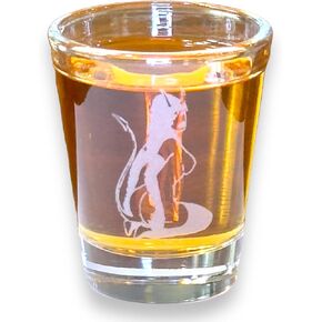 2oz Sexy Demon Succubus Shot glass