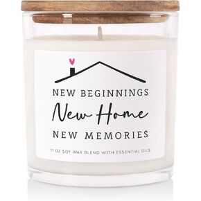 House Warming Gifts New Home- 11oz Lavender Scented Soy Wax Candle- Best Housewarming Gifts 2024, New Home Gift Ideas for Women, Men, Friend, New Home Candle Decoration, Houseowner Gifts