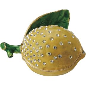 Creative Co-Op Jeweled Pug Trinket Box, Multicolor