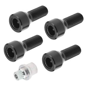 5pcs Wheel Bolts Locking Lug Nuts, 36136786426 M14x1.5mm Wheel Lock Set Lug Nuts Bolt with Locks Key Fit for BMW E65 E66 745 750 760 E83 7 Series X3 2000-2010