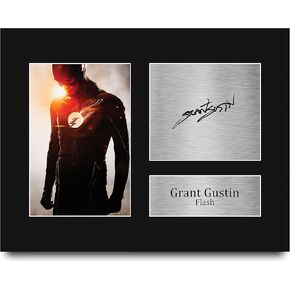 HWC Trading Grant Gustin Flash Gifts USL Printed Signed Autograph Picture for TV Show Fans - US Letter Size