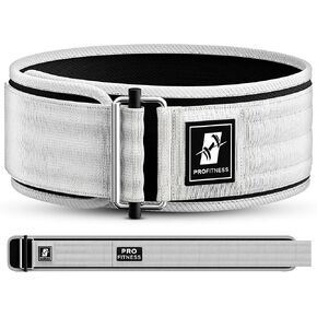ProFitness weight lifting belt for women (Small, Black/Red)
