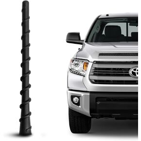Jamscar Short Truck Antenna Compatible for Ford F-150 & F150 2009-2023 & Bronco Accessories 2021-2023 | 7 Inch Flexible Rubber Spiral Antenna Replacement | Designed for Optimized Car Radio Reception