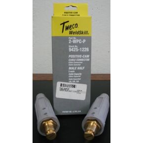 TWECO 2-WPC-P CABLE CONNECTORS (2 MALE HALVES) 1/0-3/0