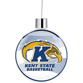 Kent State University Round Flat Christmas Tree Ornament Decoration for Tree Party Home Holiday Decor (Kent State University 1)