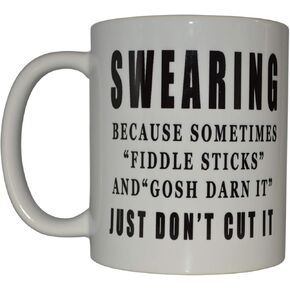 Rogue River Tactical Best Funny Coffee Mug Swearing Sarcastic Novelty Cup Joke Great Gag Gift Idea For Men Women Office Work