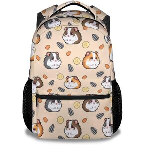 Guinea Pig Backpack for Boys, Girls - 16 Inch Backpacks for Kids 6-12 Years - Durable Cartoon Bookbag for Travel in Kuwait
