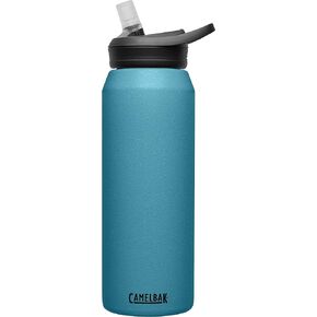 CamelBak eddy+ Water Bottle with Straw 32oz - Insulated Stainless Steel, Larkspur in Kuwait