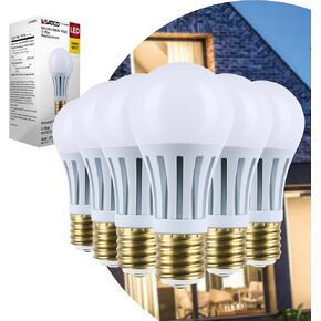 Satco LED Three-Way Lamp, 10/22/33W, Mogul Base, 2700K, White Finish (1)