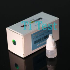 Titanium (Ti) Test Kit - Distinguish Titanium from Aluminum/Nickel/Tin/Zinc [Rapid Test Through Color Change] 1mL/Bottle for 25 Tests