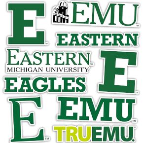 Desert Cactus Eastern Michigan University Sticker Eagles Stickers Vinyl Decals Laptop Water Bottle Car Scrapbook T2 (Type 2)