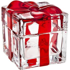 Godinger Silver Art Red Striped Box 3.4 X 3.5