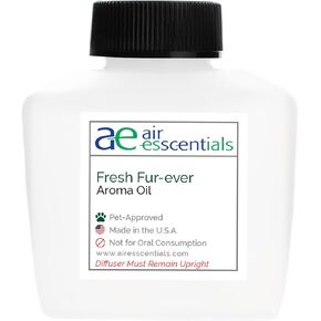 Fresh Fur-Ever Aroma Oil - Pet-Preferred Pure Essential Oil for Scent Machines & Cold-Air Diffusers | Juicy Peach & Lemongrass | Floral Harmony | Comforting Sandalwood Finish | 100mL