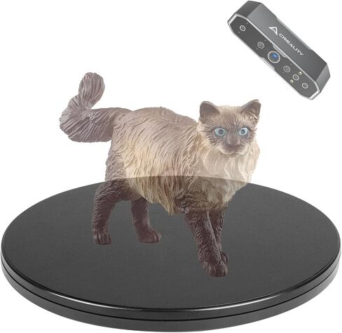 Creality 8 Inches Rotating Turntable Display Stand, 360˚ Rotation Portable Turntable for Creality 3D Scanner Raptor for 3D Printing Otter Raptor Ferret Ferret Pro Easy Scanning Small and Medium Object in Saudi Arabia