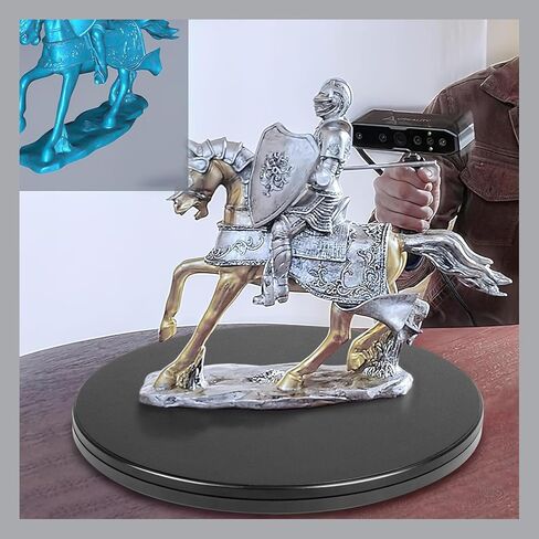 Creality 8 Inches Rotating Turntable Display Stand, 360˚ Rotation Portable Turntable for Creality 3D Scanner Raptor for 3D Printing Otter Raptor Ferret Ferret Pro Easy Scanning Small and Medium Object in Saudi Arabia