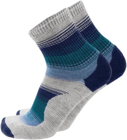 GRIP6 Everyday Merino Wool Socks - Lightweight Wool Hiking Socks - Warm Crew Socks for Men and Women - Cold Weather Gear - in Kuwait