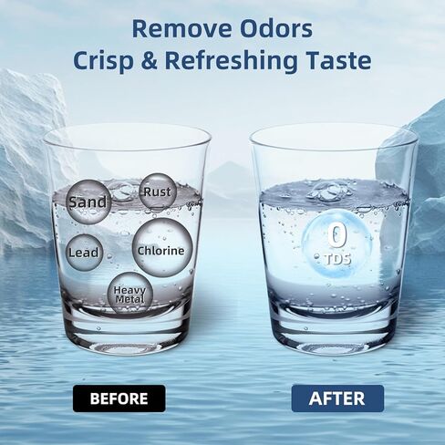 Water Filter Replacement for ZERO Pitchers and Dispensers ZR-001 ZR-017 ZD-010RP, Multi-Stage Filter System Reduce Lead, 0 TDS, 0 Water Filters 2 Pack SETFEEL in Saudi Arabia