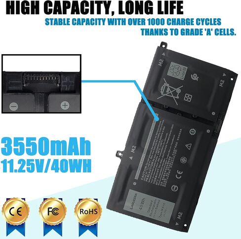 بطارية كمبيوتر محمول L16C2PB2 7.6V 30WH/4030MAH متوافقة مع Lenovo IdeaPad 320-14AST 320-14IAP 320-14IKB 320-14ISK 320-15ABR 320-15AST 320-15IAP Series L16C2PB1 L16L2PB2 L16L2PB1 L16L2 بي بي 3 in Saudi Arabia
