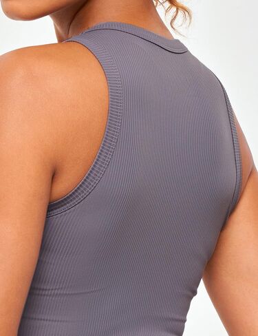 FIRM ABS Women's Active wear Tank Tops, Ribbed Breathable, Moisture-Wicking Workout Tank for Running, Yoga, Climbing, Casual in Saudi Arabia
