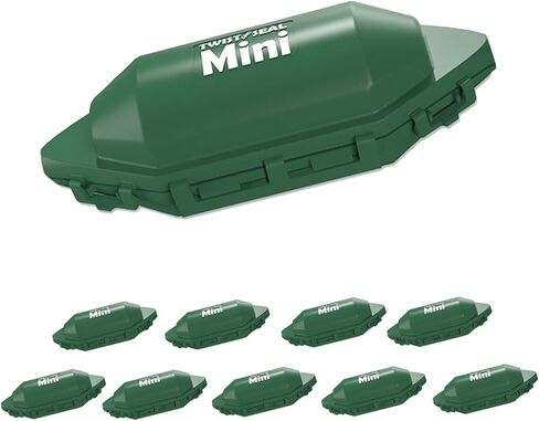 Mini Holiday Light Cord Protector and Christmas Light Plug Cover - Green (5 Pack) in Kuwait
