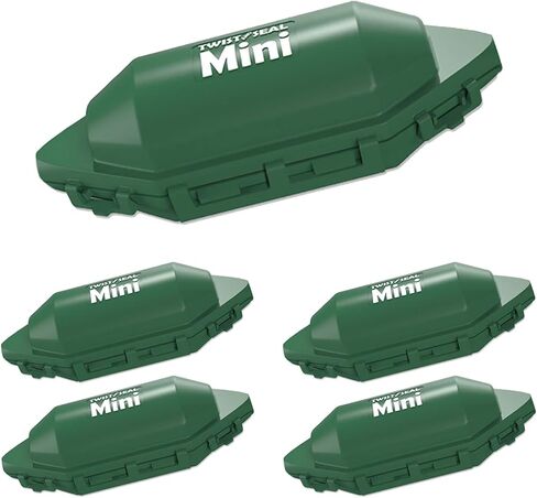Mini Holiday Light Cord Protector and Christmas Light Plug Cover - Green (5 Pack) in Kuwait