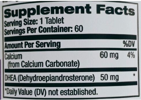 DHEA TABS 50 MG 60 2 Pack 60 Count in Saudi Arabia