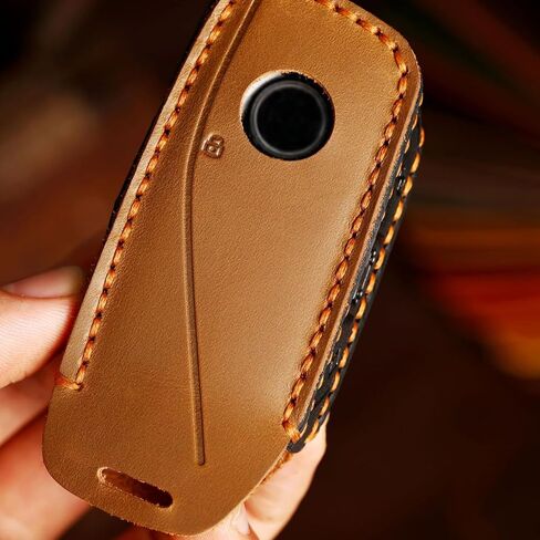 غطاء مفتاح جديد من الجلد من EASYANT لسيارة BMW i7 X7 xi 7 Series لعام 2023 متوافق مع حافظة مفاتيح BMW الجديدة باللون الأسود in Kuwait