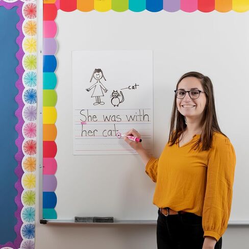 Really Good Stuff Jumbo Magnetic Dry Erase (KWL) Know, Want, Learn Chart 17"x 22" in Kuwait