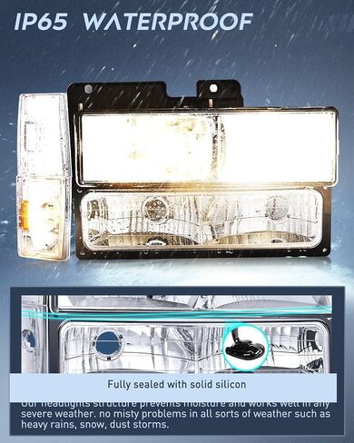 Nilight Headlight Assembly Compatible with 2011 2012 2013 2014 2015 Chevy Cruze 2016 Cruze Limited Replacement Headlamp Chrome Housing Clear Reflector Driver and Passenger Side,2 Years Warranty in Saudi Arabia