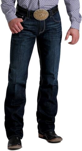 Cinch Men's Carter Relaxed Fit Jean, Medium Stone Wash, 30W x 32L in Saudi Arabia