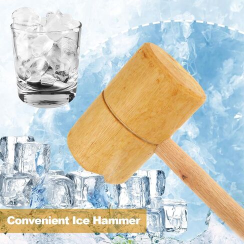 2 حزمة كبيرة مطرقة خشبية النجارة 14 "الخشب مطرقة مطرقة خشب الصندل الأصفر نجار مطرقة خشبية مطرقة الجليد مطرقة غير Marring المطرقة أدوات يدوية للأعمال الخشبية، نحت الخشب، الجلود in Kuwait