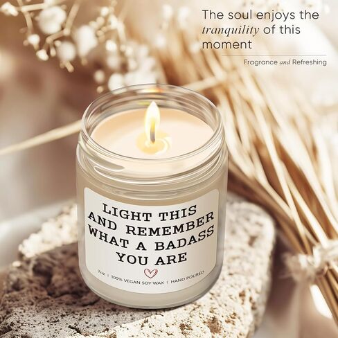 Inspirational Gifts for Women - Congratulations Gifts for Women, Birthday Gifts for Women, Friend, Coworker, Appreciation Gifts - 7 oz Lavender Scented Candle in Saudi Arabia